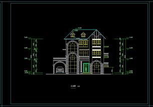 現代風格別墅CAD建筑設計圖 平面圖下載與圖紙資源整合